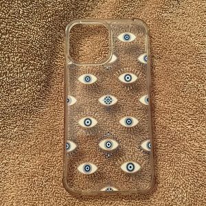 Clear evil eye case for iPhone 13 Pro Max